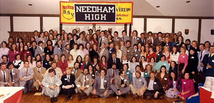 Needham High School Class of 1970 10th Reunion Group Picture